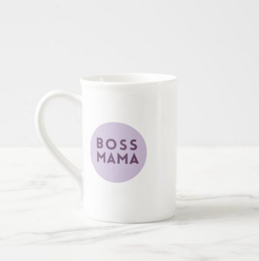 Boss Mama Bone China Coffee Mug