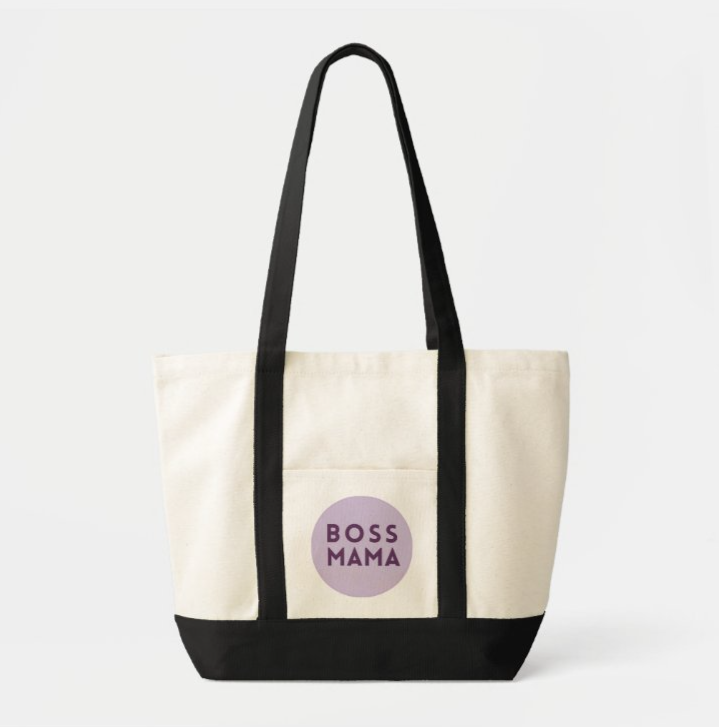 Boss Mama Canvas Tote