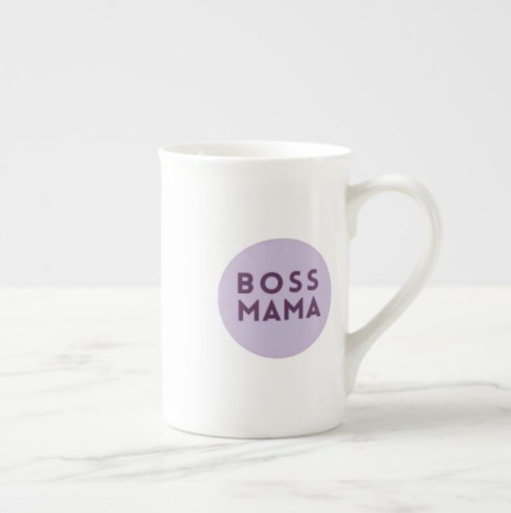 Boss Mama Bone China Coffee Mug