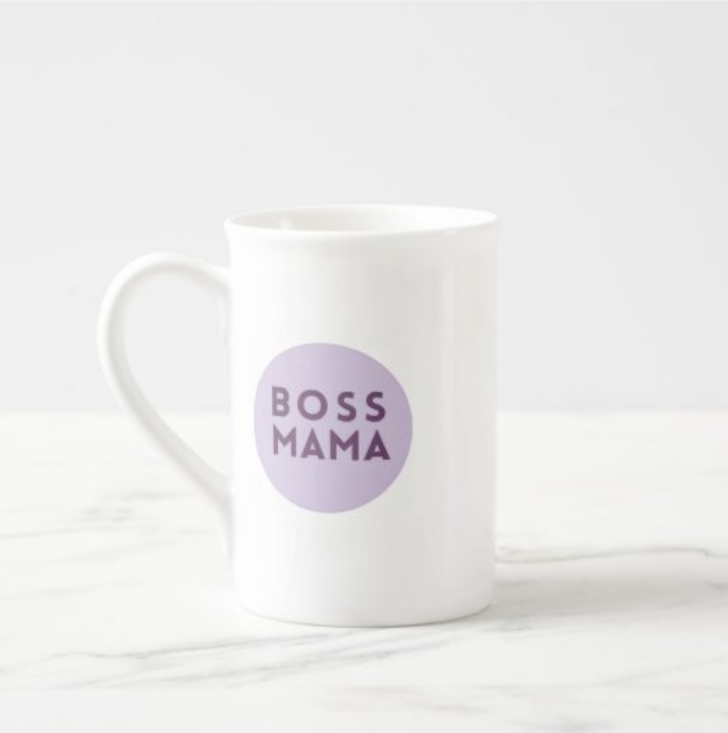 Boss Mama Bone China Coffee Mug